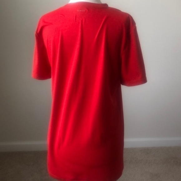 ADIDAS CLIMALITE Polyester T-Shirt - Picture 3 of 5